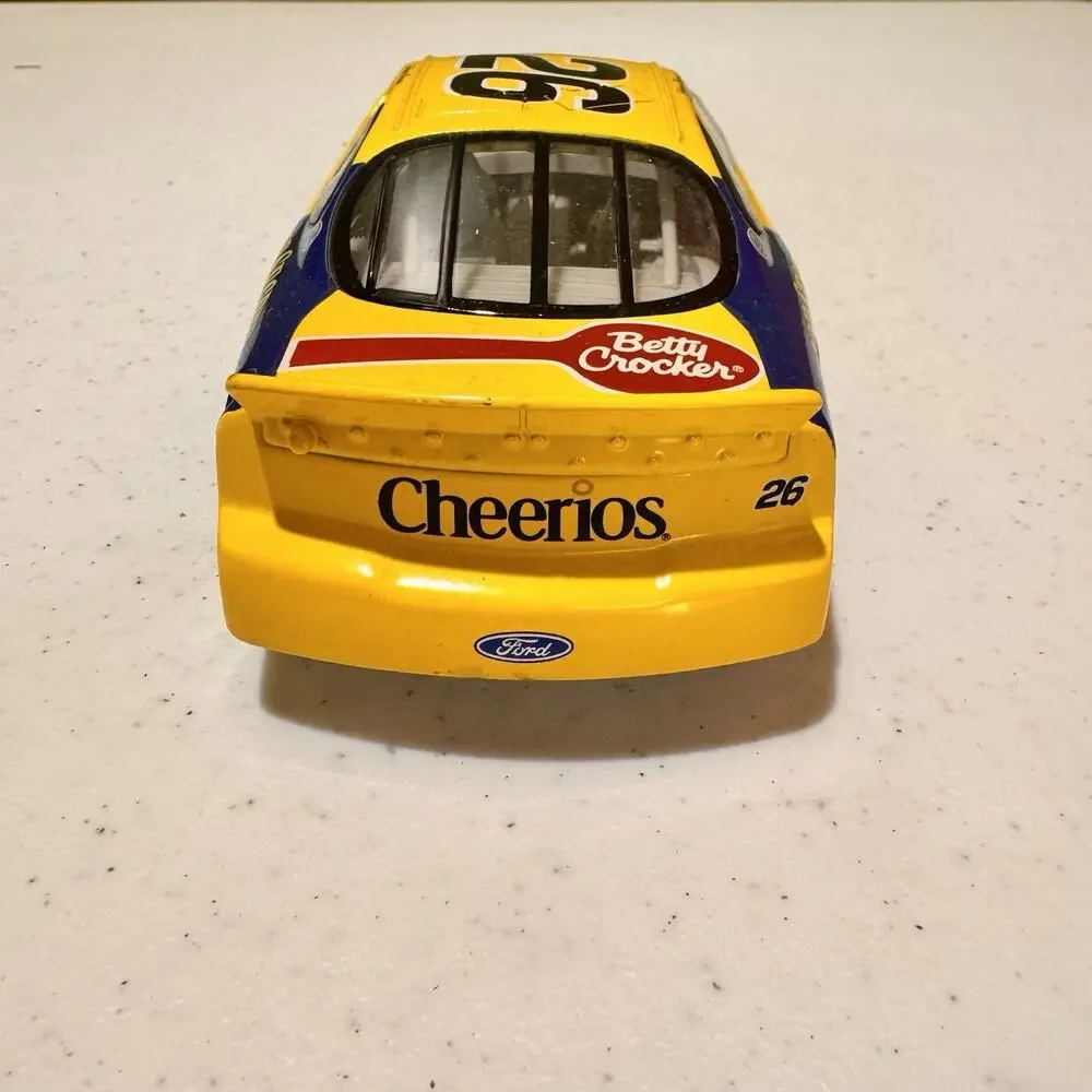 1997 Mattel Hot Wheels 1:24 Scale Nascar Cheerios #26 Johnny Benson Die Cast Car